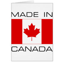 Made In Canada Greeting Card