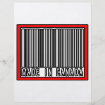Made in Canada Personalized Flyer