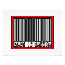 Made in Canada Personalized Invitation