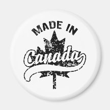 Made In Canada Refrigerator Magnet