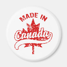 Made In Canada Refrigerator Magnet