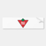 Made In Canada Tire Bumper Stickers