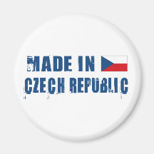 Made in Czech Republic Fridge Magnet