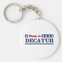Made in Decatur AL Keychain