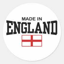Made In England Stickers
