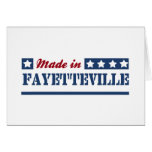 Made in Fayetteville AR Card