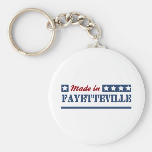 Made in Fayetteville AR Key Chain
