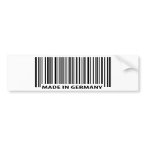 made in germany icon bumper sticker