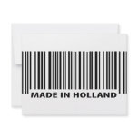 made in holland barcode icon custom invites