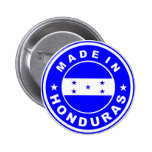 made in honduras country flag product label round pinback buttons