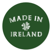 Made in Ireland Round Sticker
