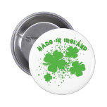 Made In Ireland with Shamrocks Products Pin