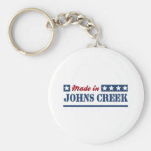Made in Johns Creek Keychain
