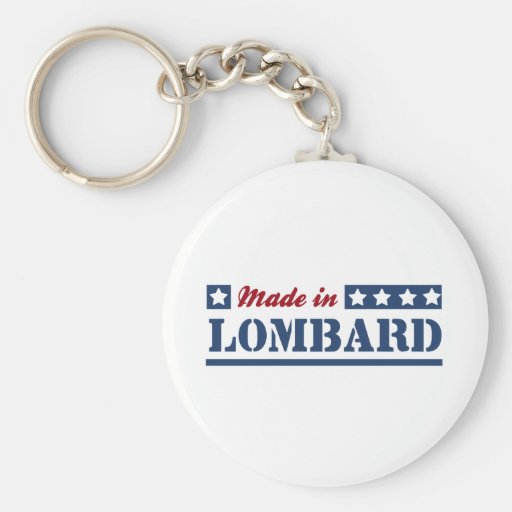 Made in Lombard Keychain