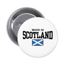 Made In Scotland Pinback Button