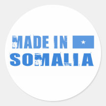 Made in Somalia Round Stickers