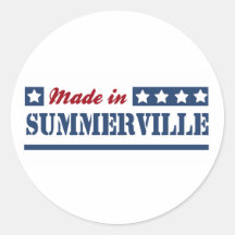 Made in Summerville Round Sticker