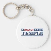 Made in Temple Keychains