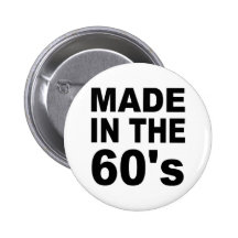 Made in the 60s - Birthday Buttons