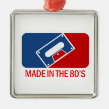 Made in the 80s christmas tree ornament