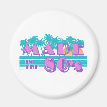 Made in the 80's fridge magnets