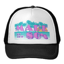 Made in the 80's mesh hats