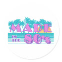 Made in the 80's stickers