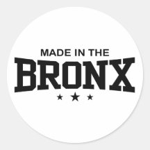 Made in the Bronx Round Sticker