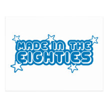Made In The Eighties (80s) Postcard