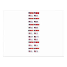 Made in the USA Bumper Sticker V2 Postcard