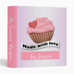 Made with Love Pink & Purple Cupcake Recipe Binder