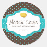 Madeleine Cookies Polk a Dot Stickers