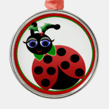 Madeleine Toon LadyBug Holiday Ornament