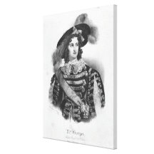 Mademoiselle George in the role of Queen Canvas Prints