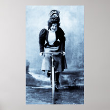 Madge Lessing 1902 - Vintage Cyan Posters