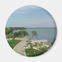 Madison Lake Water Refrigerator Magnets
