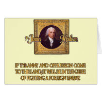 Madison on Foreign Enemies Card