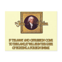 Madison on Foreign Enemies Post Card