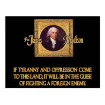 Madison on Foreign Enemies Postcards