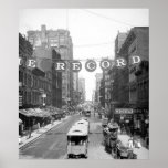Madison Street, Chicago, 1900 Affiche