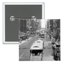 Madison Street, Chicago, 1900 Buttons