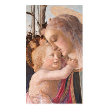 Madonna and Baby Jesus Business Card Templates