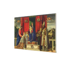 Madonna and Child (Barbarigo Altarpiece) 1488 Gallery Wrap Canvas