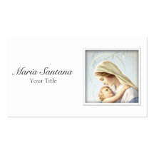 Madonna and Child Business Card
