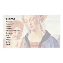 Madonna And Child  By Sarto Andrea Del Business Card Templates