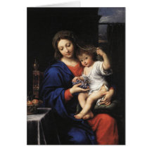 Madonna and Child card