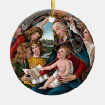 Madonna and Child: Florence, Italy Christmas Tree Ornament