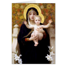 Madonna and Child Greeting Card