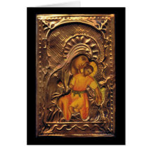 Madonna and Child Greeting Cards