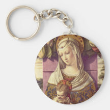 Madonna and Child Key Chain